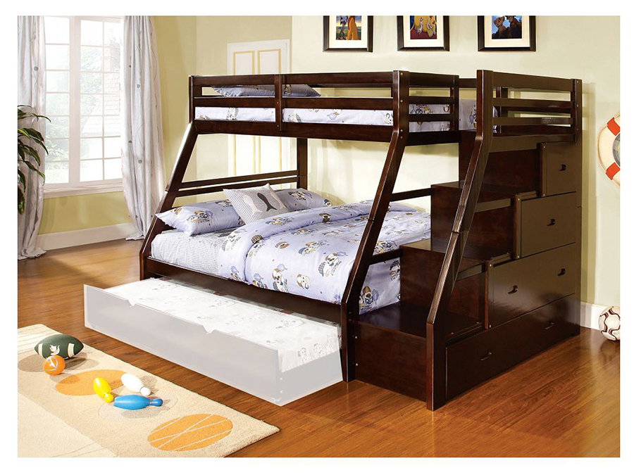 twin and full bunk bed