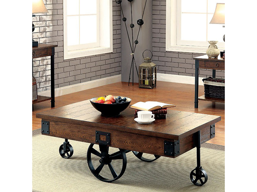 medium oak coffee table