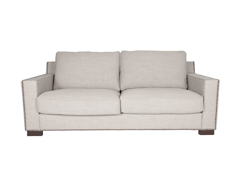 collins leather sofa restoration hardware