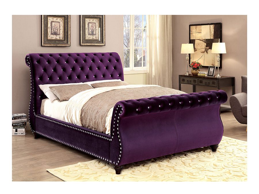 Purple Bed Frame