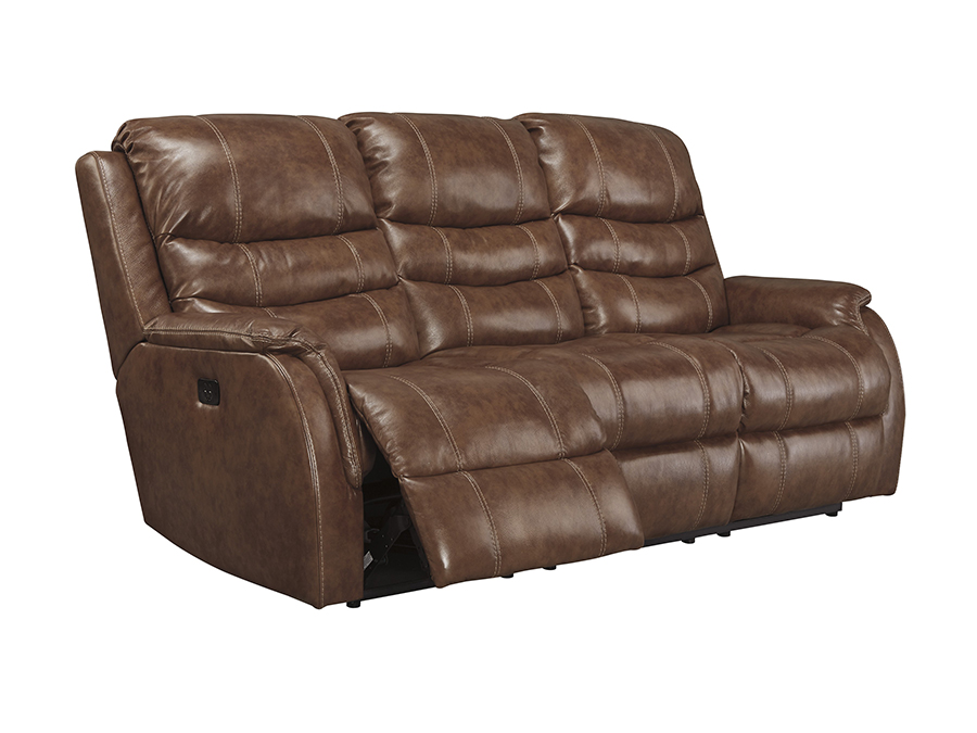 Metcalf Nutmeg Power Reclining Living Room Set