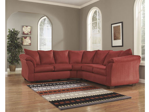 Darcy sofa deals chaise salsa