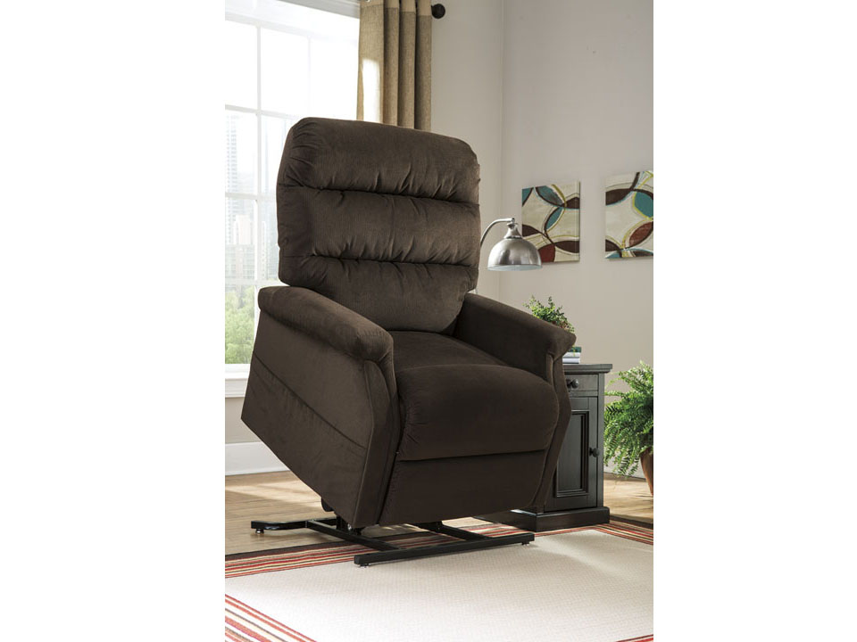 Brenyth Chocolate Power Lift Recliner Shop for Affordable Home