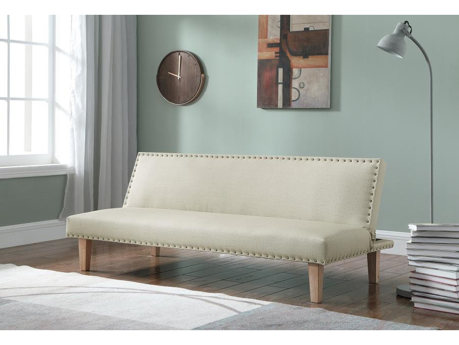 light beige sofa bed