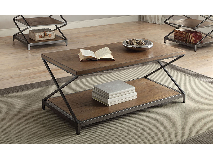 Fabio Oak Antique Black Coffee Table - Shop for Affordable Home ...