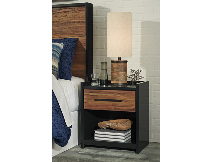 Stavani Brown One Drawer Night Stand - Shop for Affordable Home ...