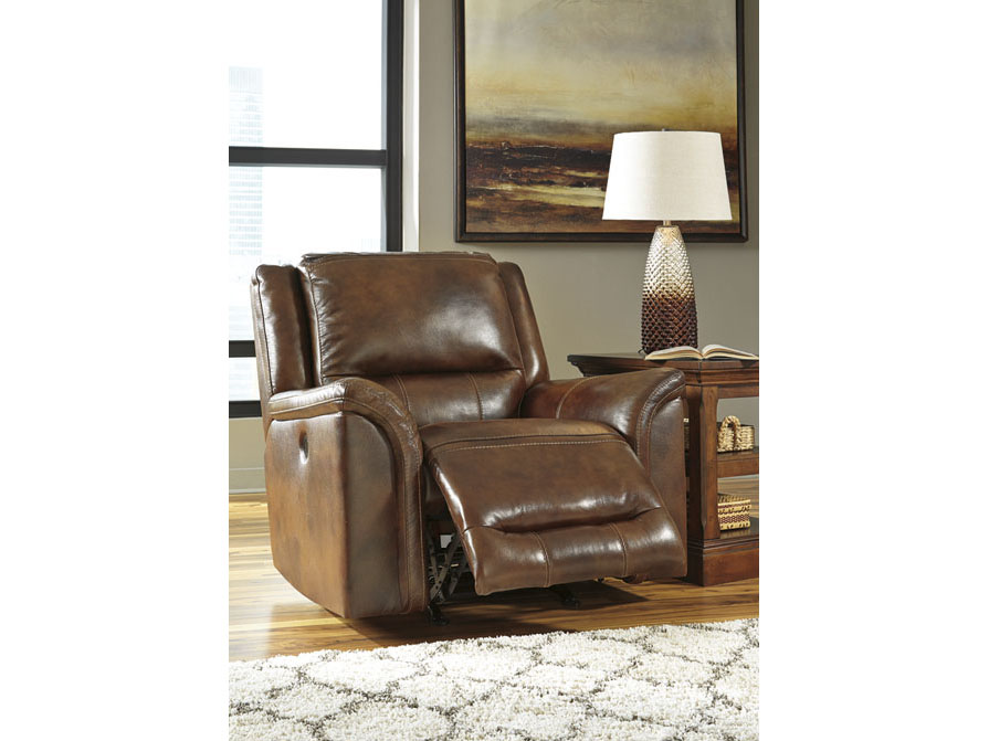 Jayron Leather Power Reclining Living Room Set